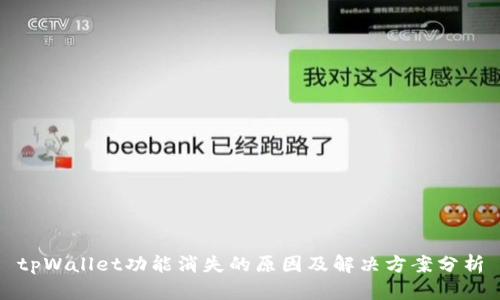 tpWallet功能消失的原因及解决方案分析